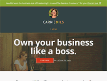 Tablet Screenshot of carriedils.com